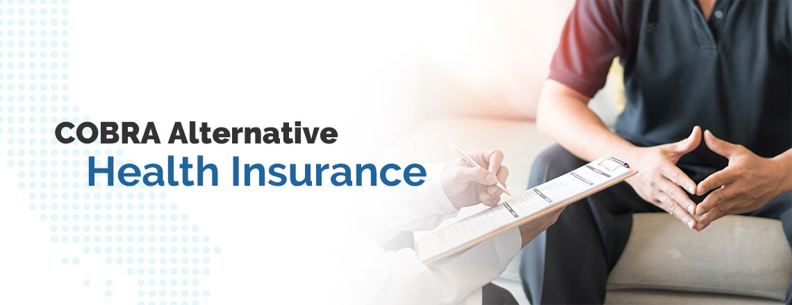 cobra alternative health insurance ad with man sitting on couch