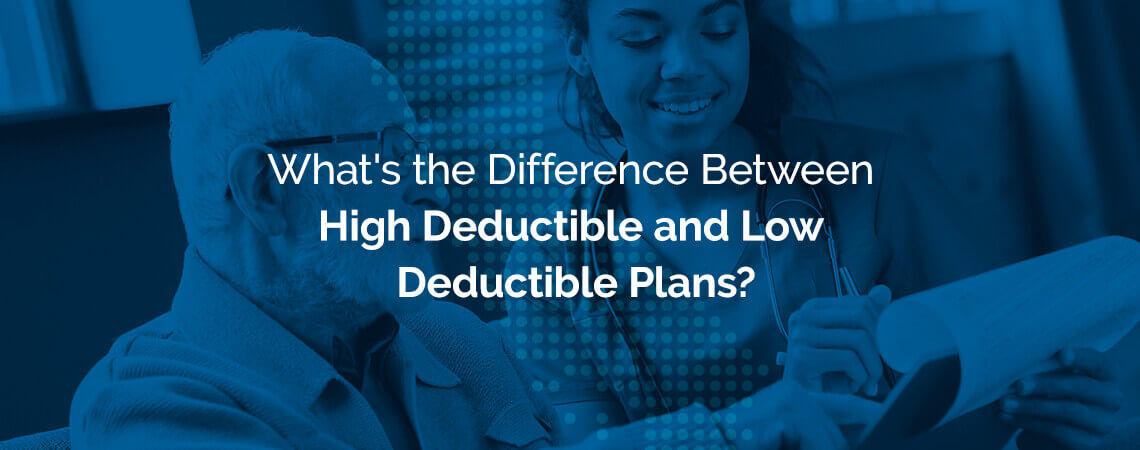 difference between high deductible and low title