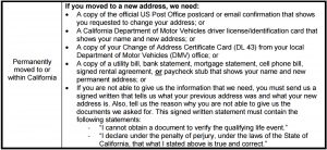 california department of motor vehicles driver license identification card