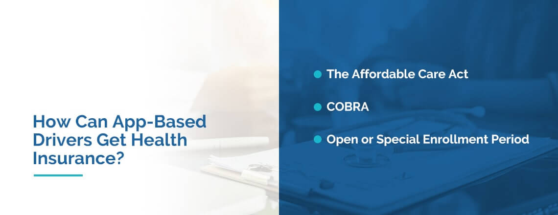 how can app-based drivers get health insurance